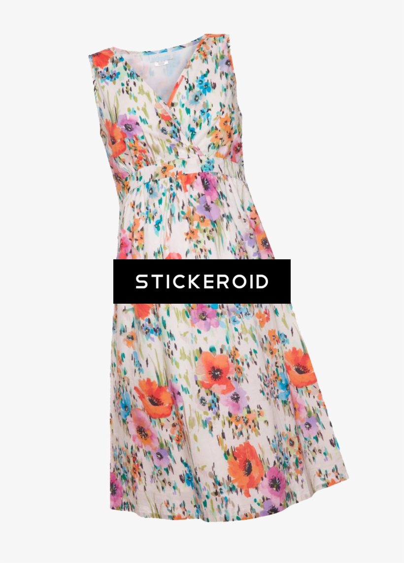 Floral Dress Clothing - Floral Dress, transparent png download