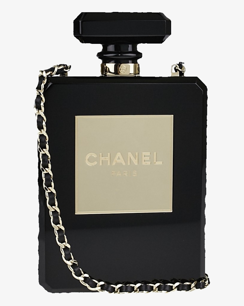 5 Perfume Bottle Black - Perfume, transparent png download