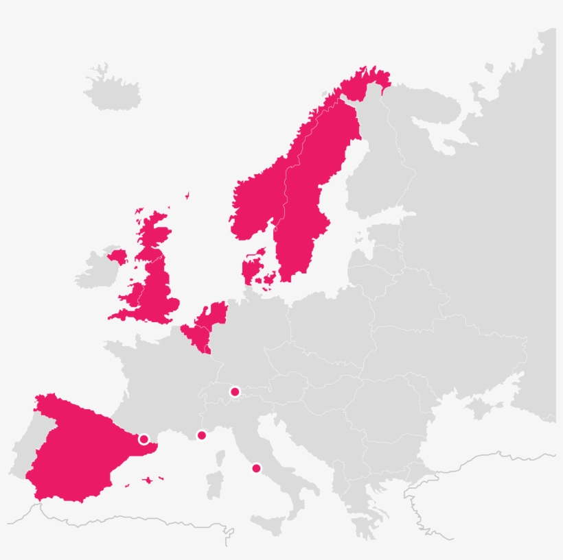 Also In This Section - Map Of Europe Vector, transparent png download
