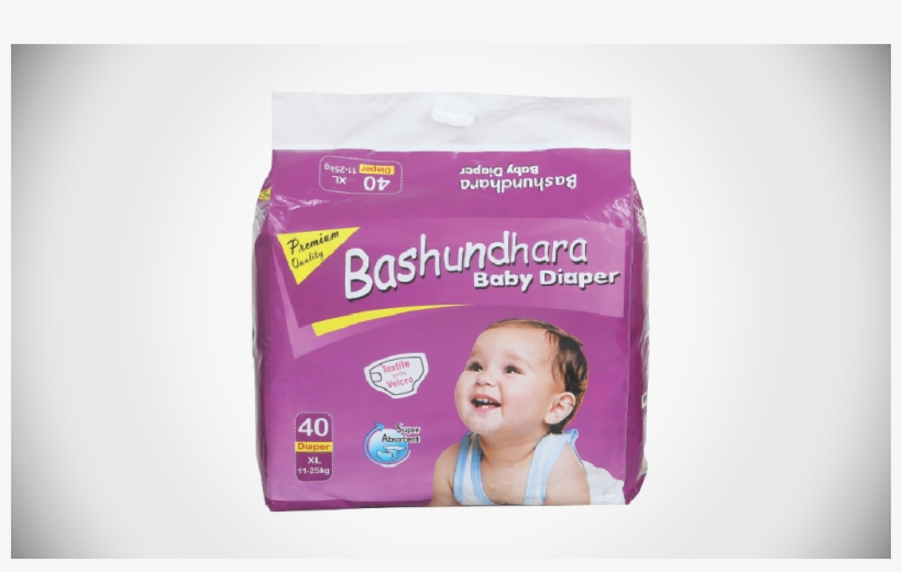 Bashundhara Baby Diaper - Diaper, transparent png download