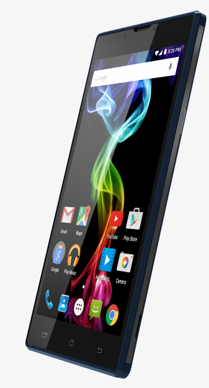 Created With Raphaël - Archos Smartphone 50c Platinum 16gb Black Blue 200, transparent png download