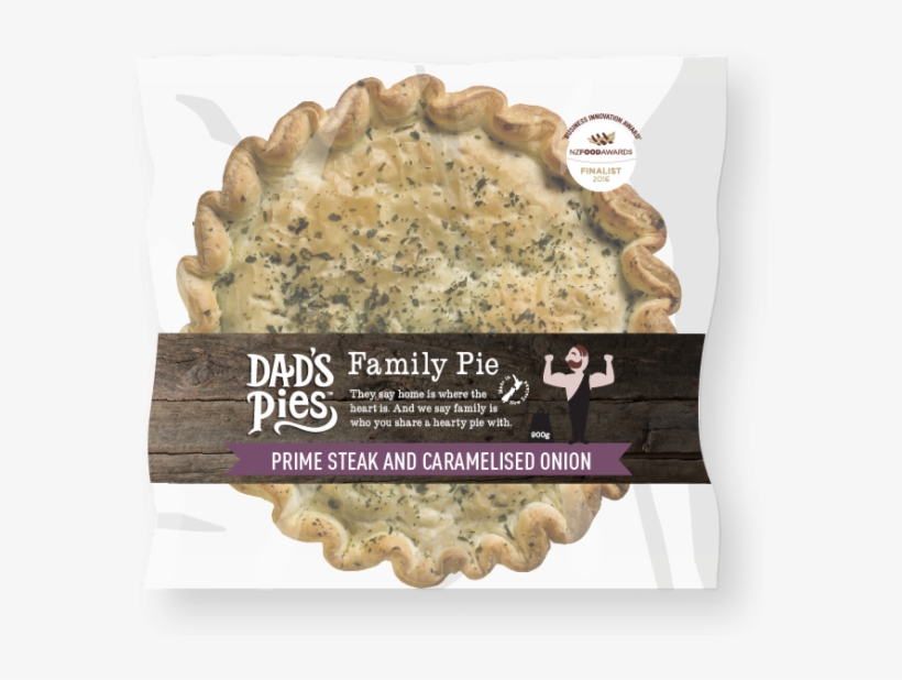 Family Prime Beef Steak & Caramelised Onion - Dads Pies ビーフミンチ&チーズパイ 200g×4, transparent png download