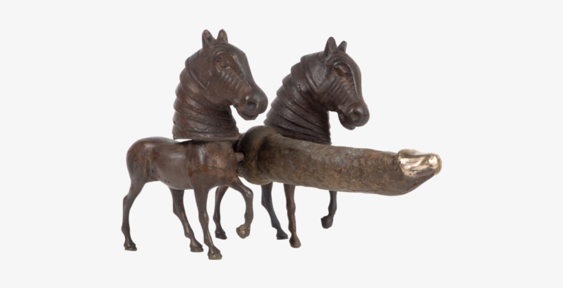 Battering Ram Annemarie Petri Sculpture Bronze - Statue, transparent png download