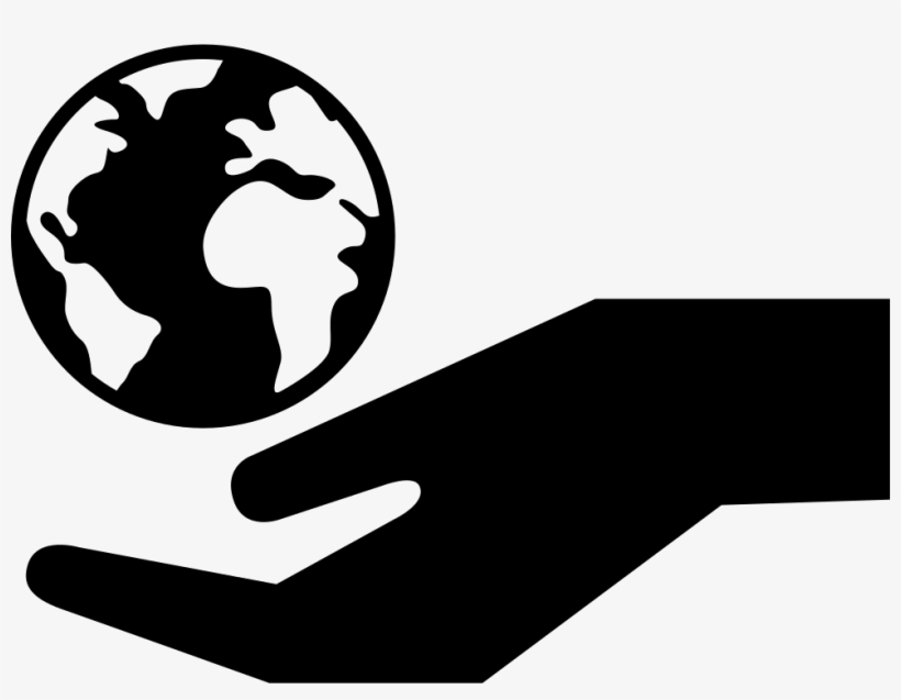 Graphic Library Library World On A Hand Png Icon Free, transparent png download