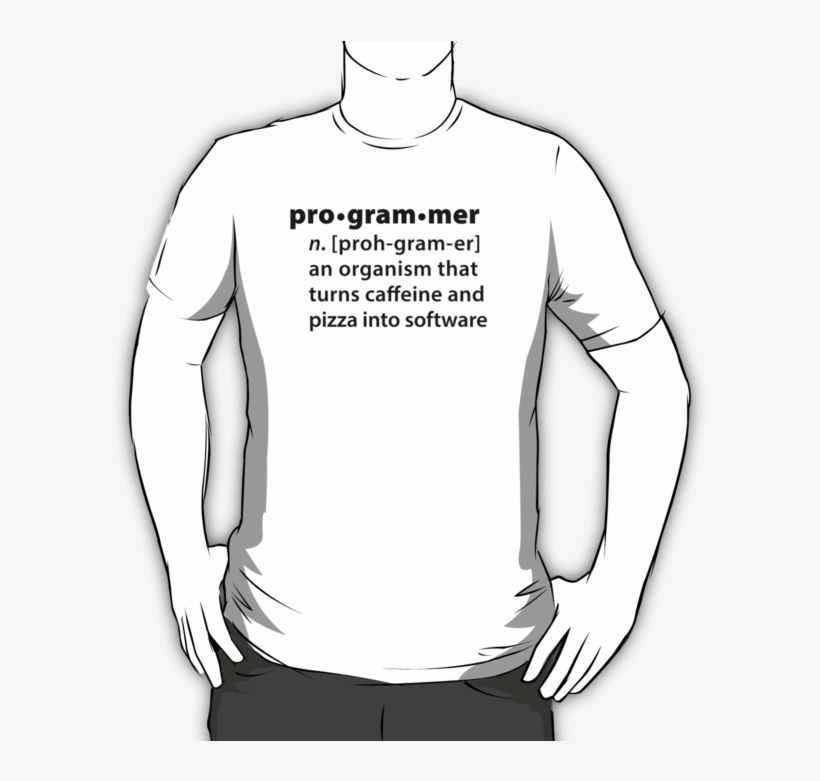 Programmer By Definition T-shirt, transparent png download