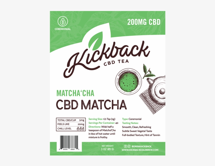 Cbd Matcha Tea - Tea, transparent png download
