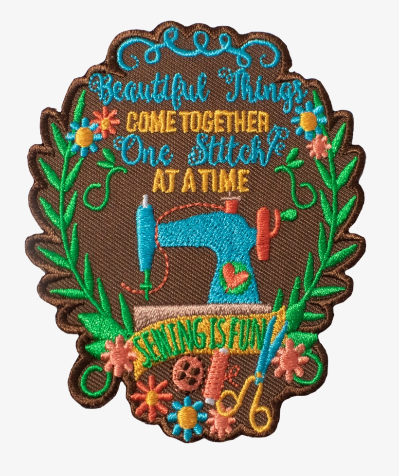 Beautiful Things Come Together One Stitch At A Time - Sewing, transparent png download