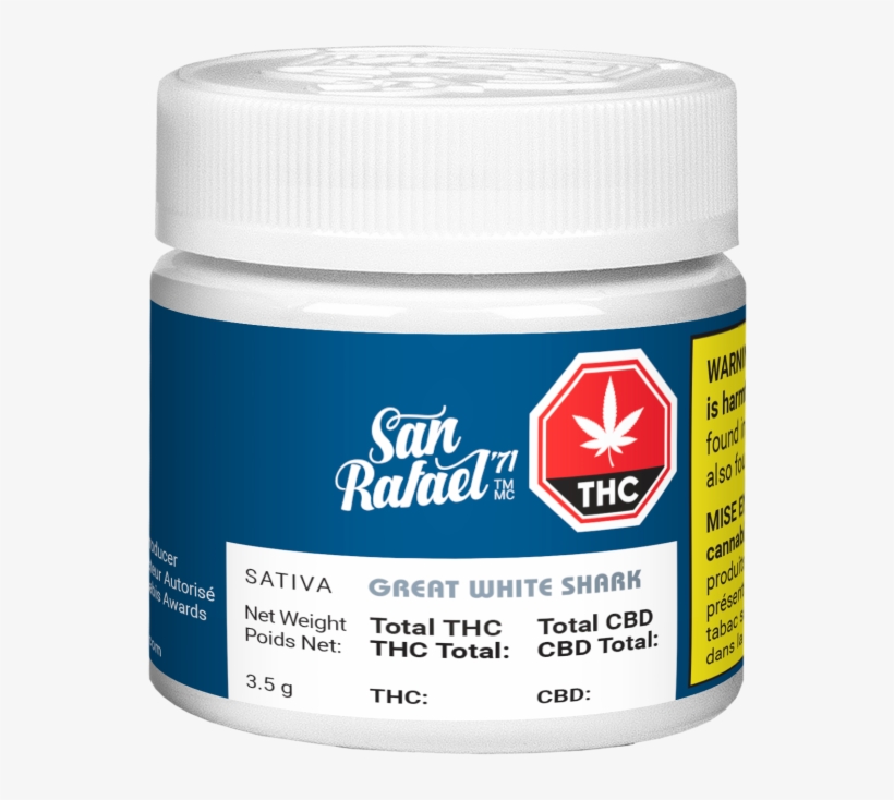Great White Shark - San Rafael Pink Kush, transparent png download
