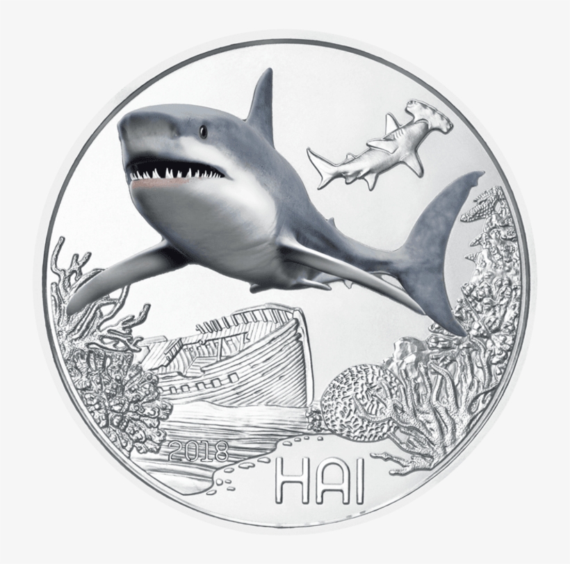 Colourful Creatures, The Shark - Austria 3 Euro Shark, transparent png download