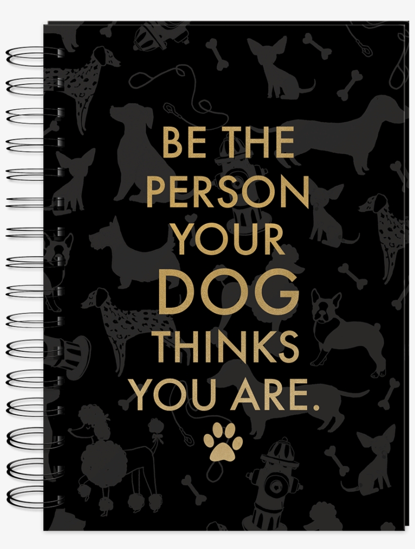 Dog Silhouettes Spiral Bound Journal, transparent png download