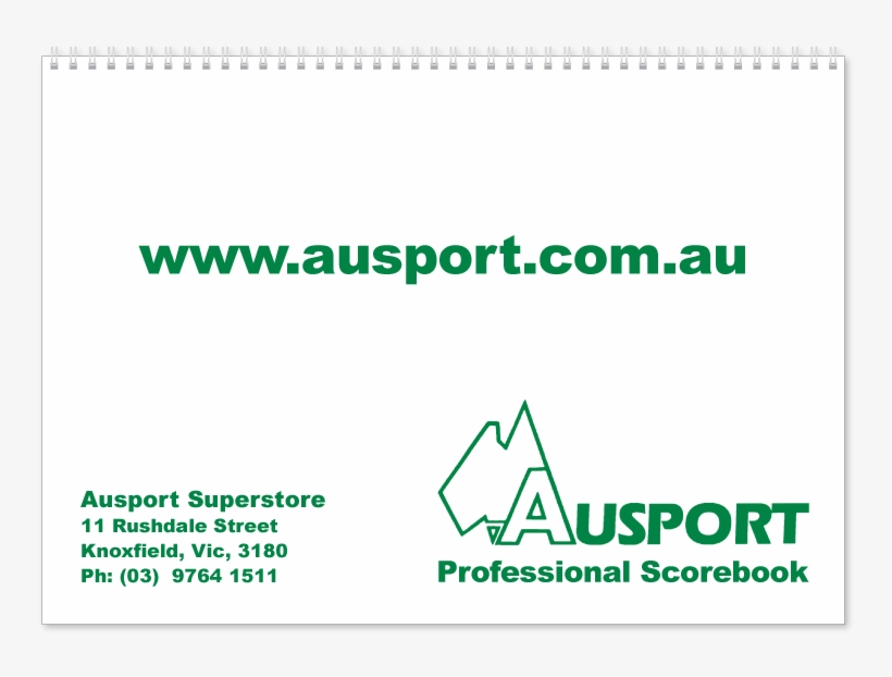 Ausport Professional Spiral Bound Scorebook - Dee Jay Mix Club, transparent png download
