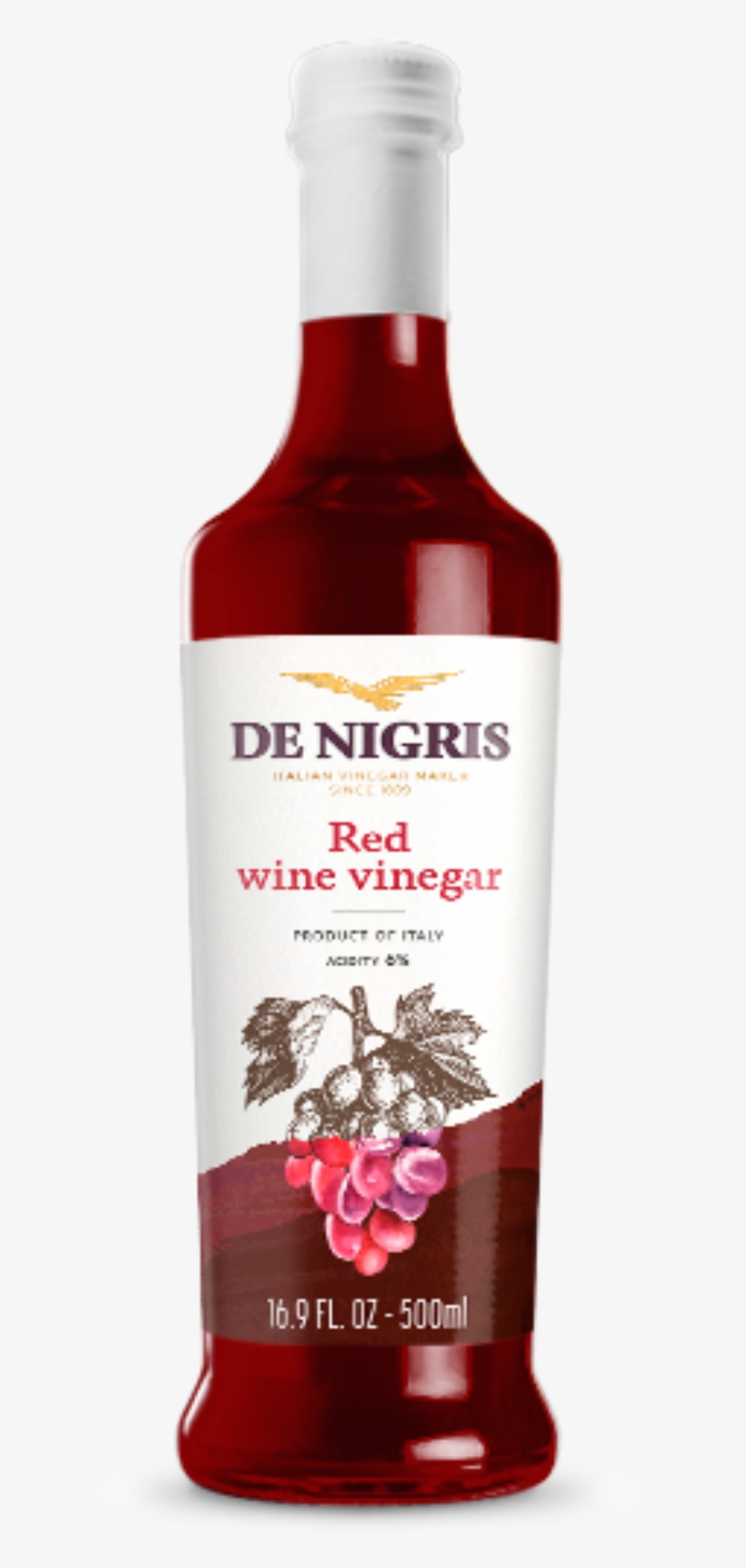Italian Red Wine Vinegar - De Nigris Red Wine Vinegar, transparent png download