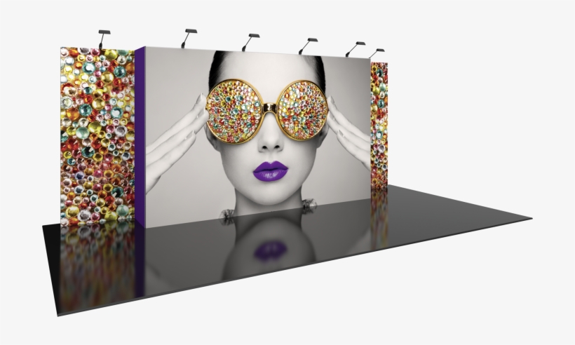 Vector Frame Essential 20ft Modular Backwall Kit - Picture Frame, transparent png download