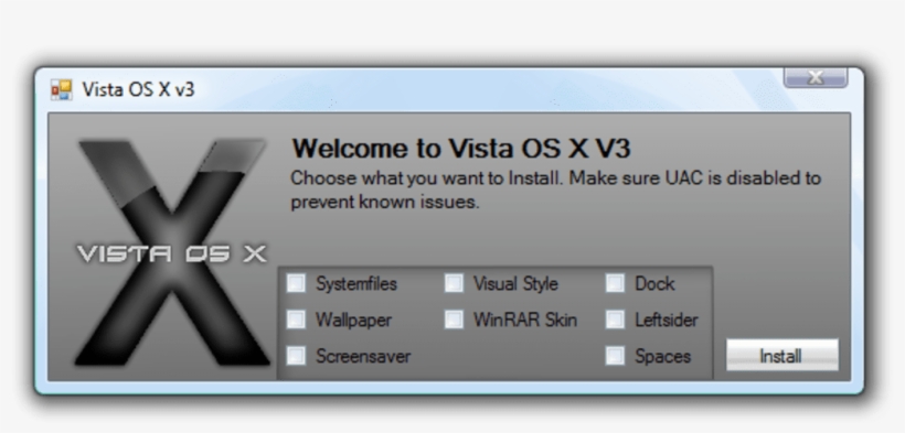 Turn Windows Vista Into Mac Osx - Macos, transparent png download