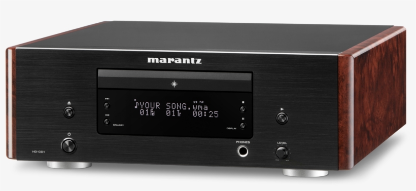 Marantz Hd-cd1 High Definition Cd Player Factory Refurbished - Marantz Hd-cd1 Black Cd Player, transparent png download