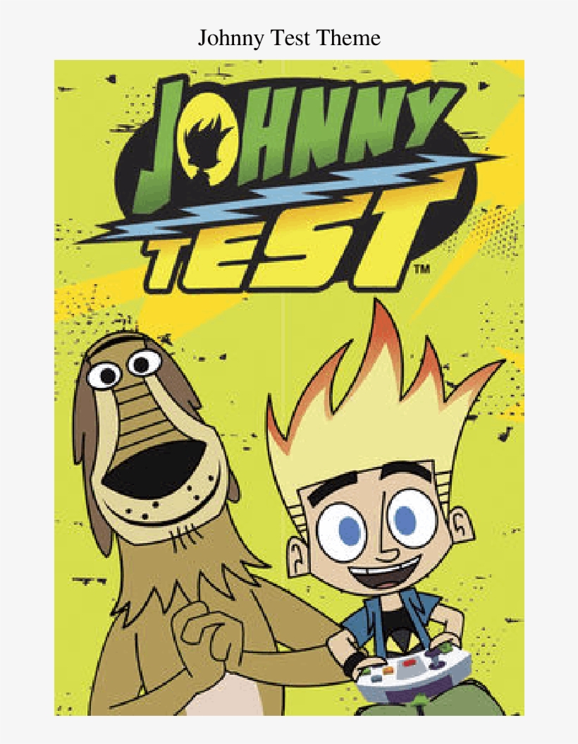 Johnny Test Theme Sheet Music For Trumpet, Alto Saxophone, - Johnny Test, transparent png download