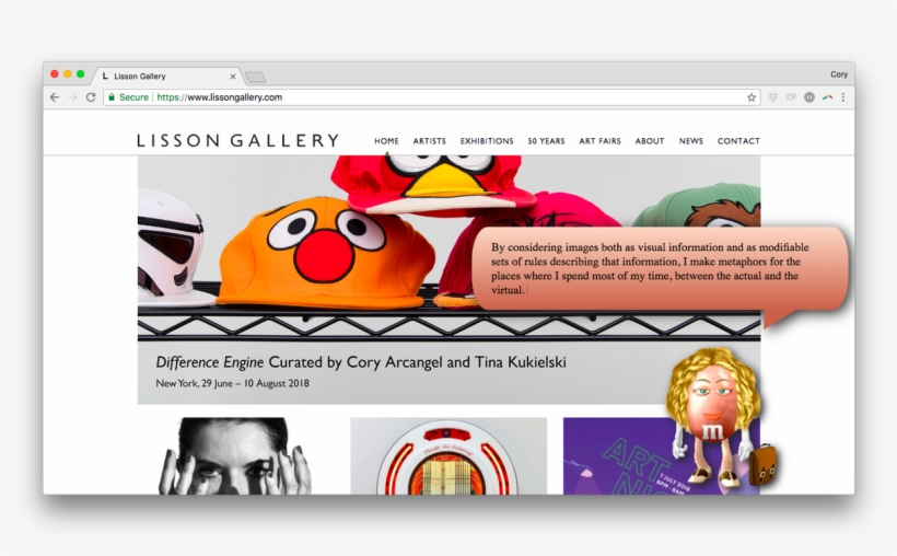 Cory Arcangel 💅 On Twitter - Web Page, transparent png download