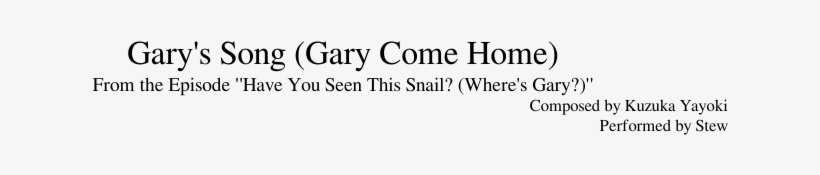 Gary's Song Sheet Music For Piano, Trombone, Trumpet, - Ivory, transparent png download