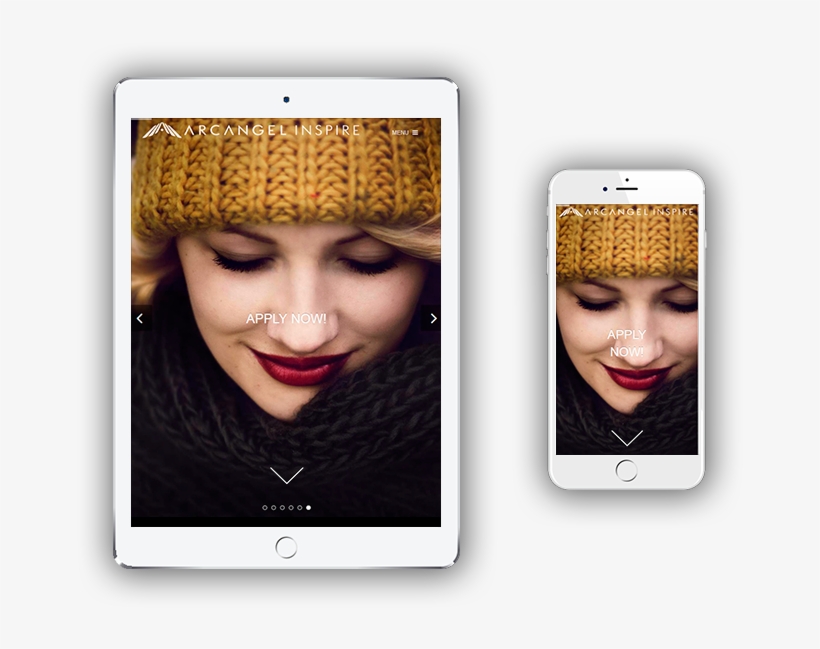 Arcangel - Responsive Website - Iphone, transparent png download