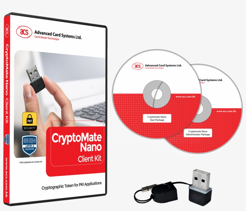 Cryptomate Nano Client Kit - Flash Memory, transparent png download