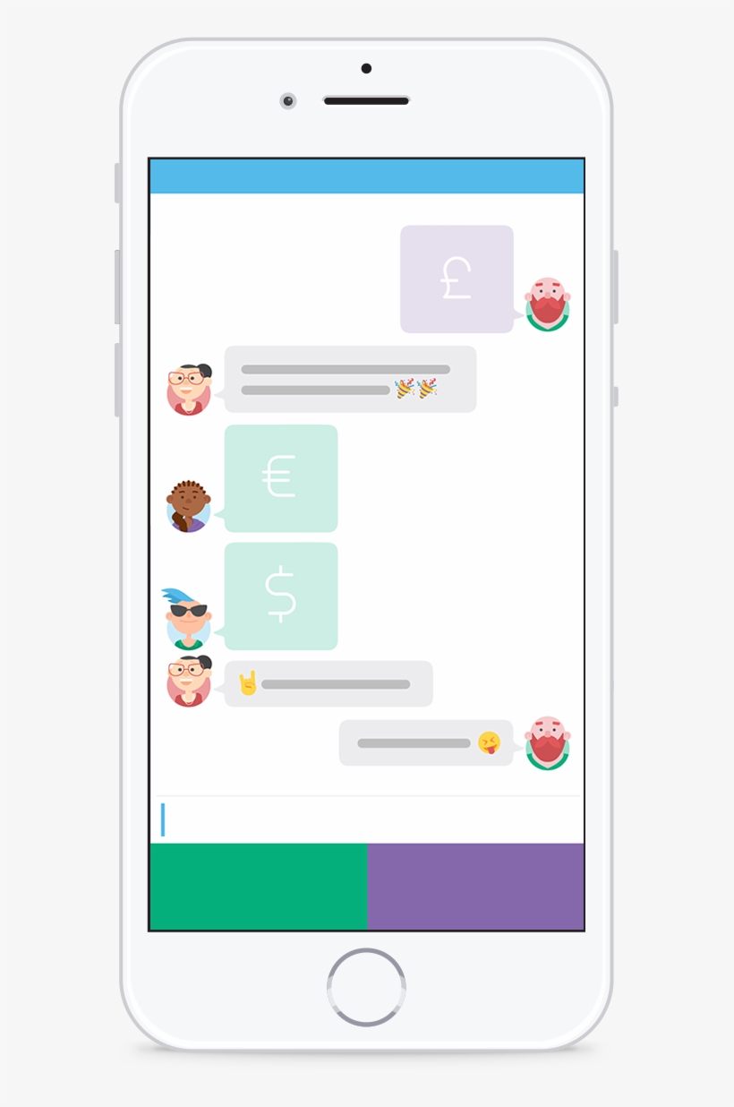 App Screen To Show How To Send And Receive Money To - Mobile App, transparent png download