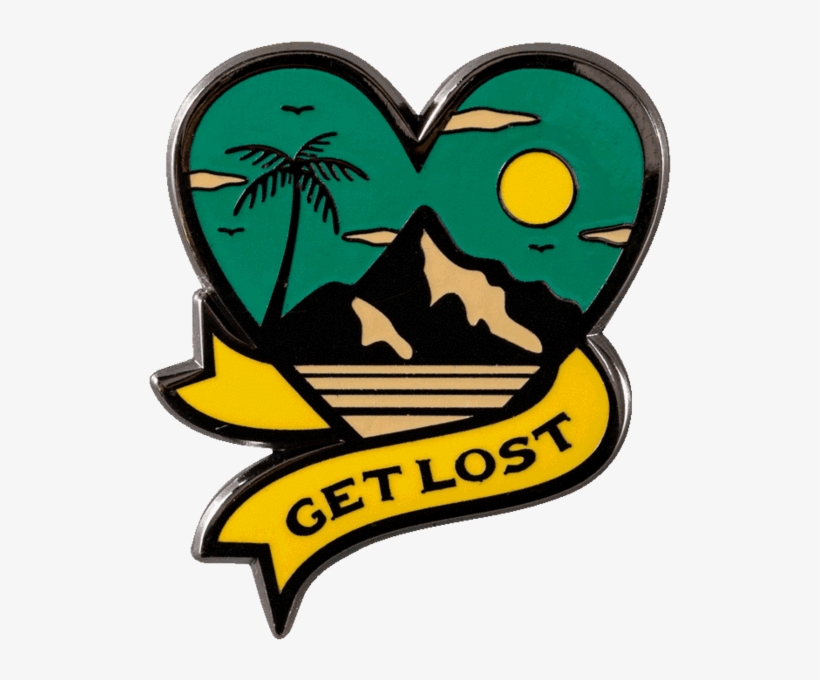 “get Lost” Pin Pin Data Crew - A Shop Called Quest, transparent png download