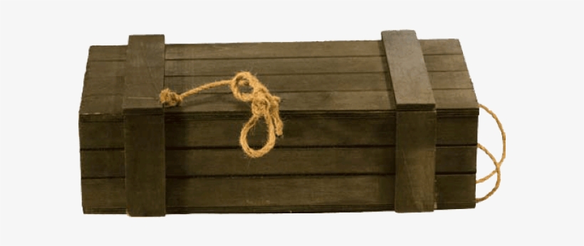 Wooden Box For 2 Bottles - Box, transparent png download