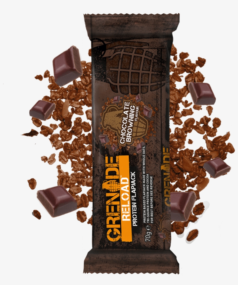 Grenade Products Banner - Grenade Reload Flapjack Fused Fruit 70g, transparent png download