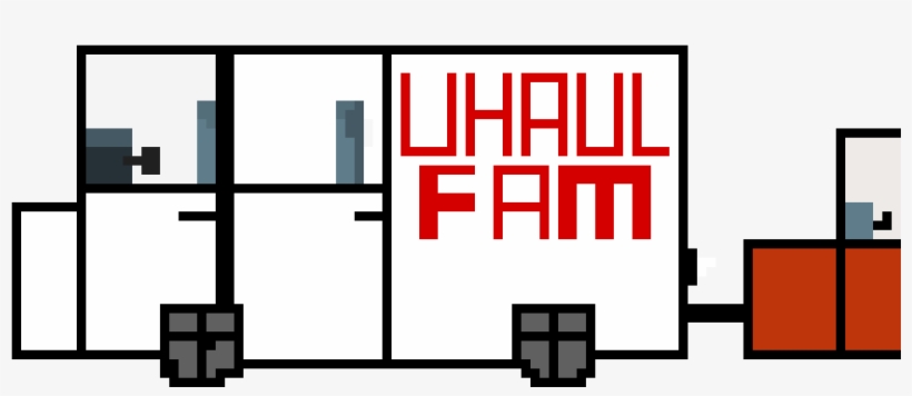 Uhaul Family Truck By Jn081 - Diagram, transparent png download