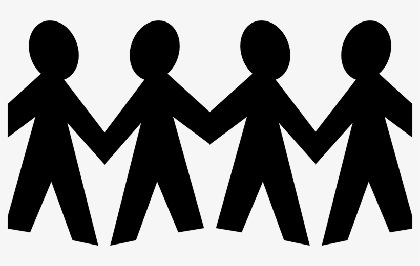 Walk Aims To Raise Awareness, Lower Suicide Rates - Paper Chain People Clipart, transparent png download