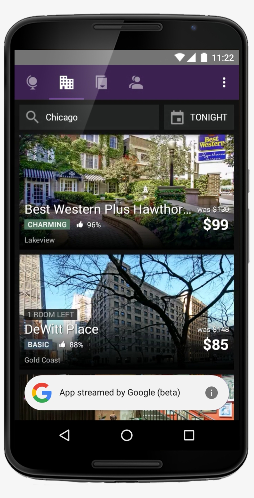 Hotel Tonight In-app - App Indexing Ios Hotel Tonight, transparent png download