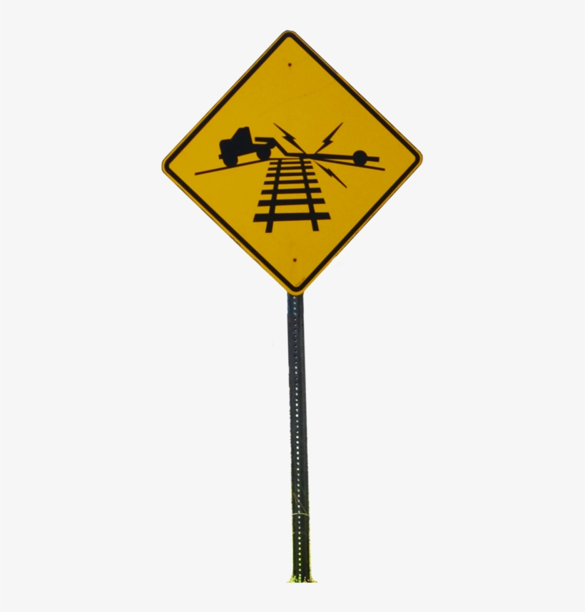 Low Ground Clearance Railroad Crossing Sign 0009 By - Traffic Sign, transparent png download