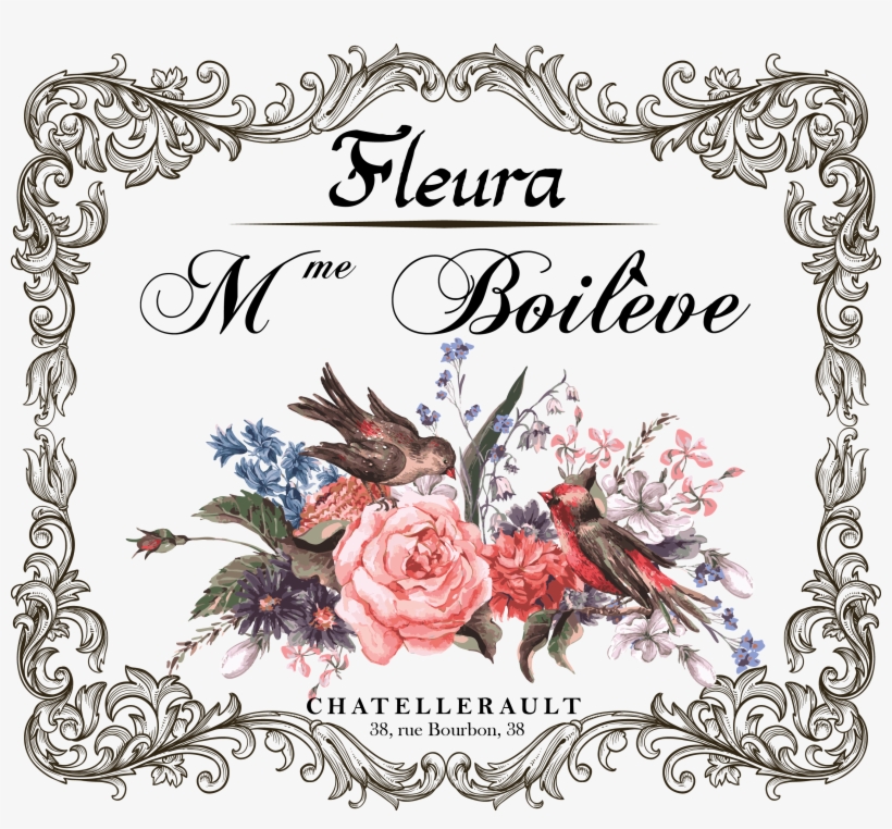 My Design / Fleura Todo Stencil Painting, Vintage Diy, - Flower Png Vector Free, transparent png download