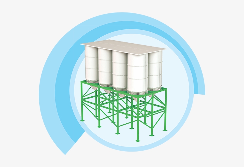 Raw Material And Finished Product Silos - Architecture, transparent png download