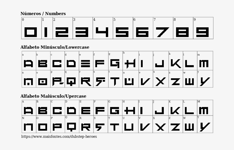 Font Details Dubstep Heroes - Fontes Para Download Word J Dragon, transparent png download