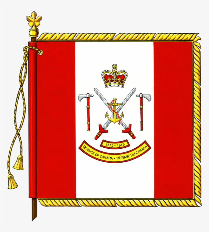 Canadian Forces War Of 1812 Commemorative Banner - Canadian Flag During War 1812, transparent png download
