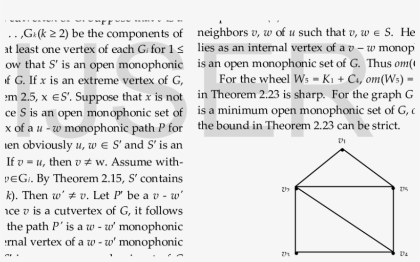 A Noncomplete Graph G With A Vertex Of Deg 4 And Om, transparent png download
