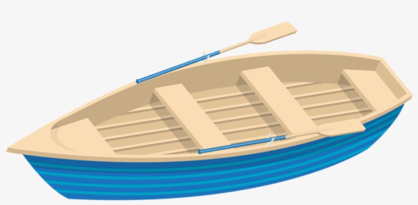 Blue Boat Transparent Png - Clip Art Boat Transparent, transparent png download