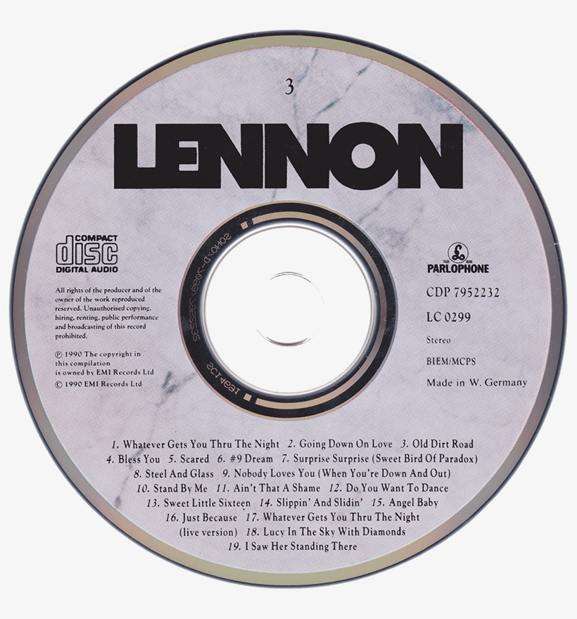 1 - Mind Games Cd John Lennon, transparent png download