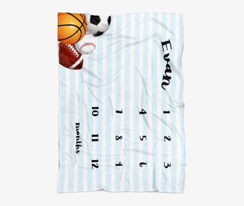Custom Sports Blanket - Sports, transparent png download