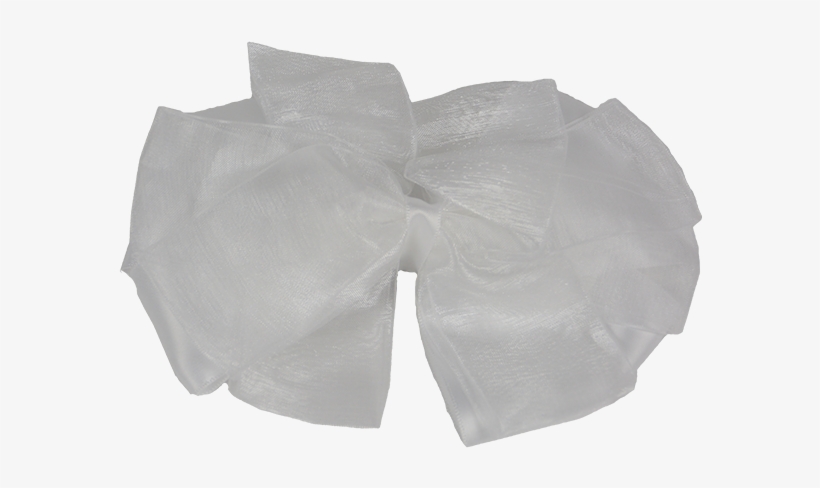 Rwc35029 Large Puffy Ribbon Bow White - Style, transparent png download