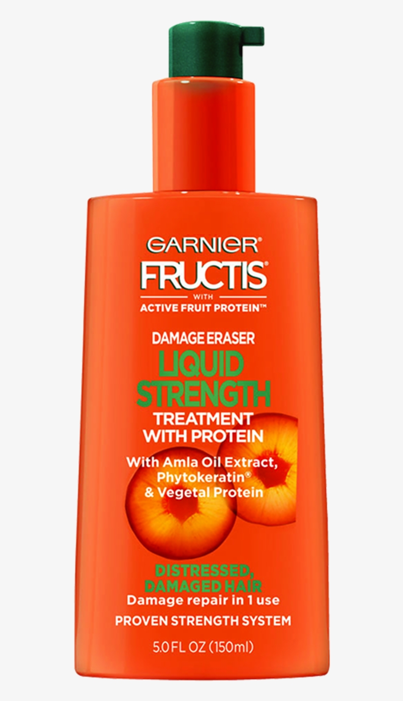 Garnier Fructis Damage Eraser Liquid Strength Treatment - Garnier Hair Care Fructis Full And Plush Conditioner,, transparent png download
