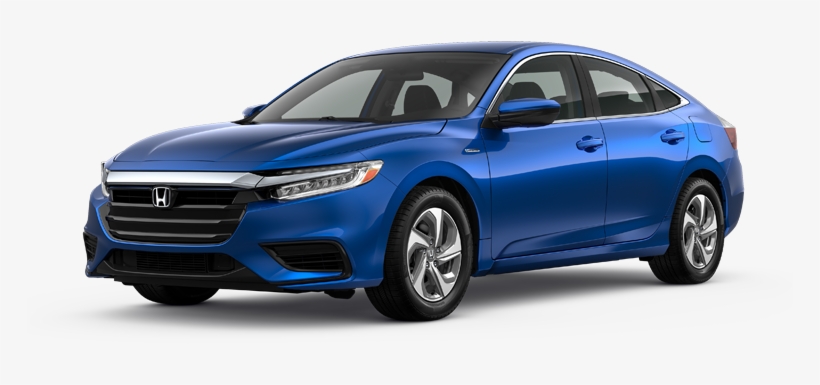 Front Driver Side Exterior View Of A Blue Honda Insight - Honda Insight 2019 Blue, transparent png download