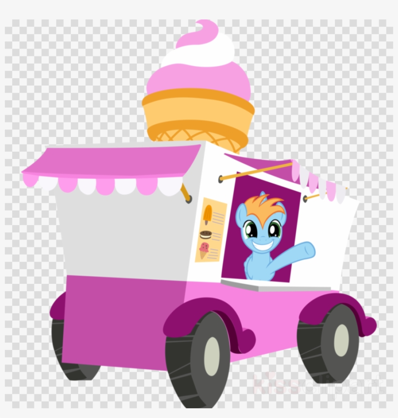 Ice Cream Truck Vector Png Clipart Ice Cream Van Car - Ice Cream Van, transparent png download