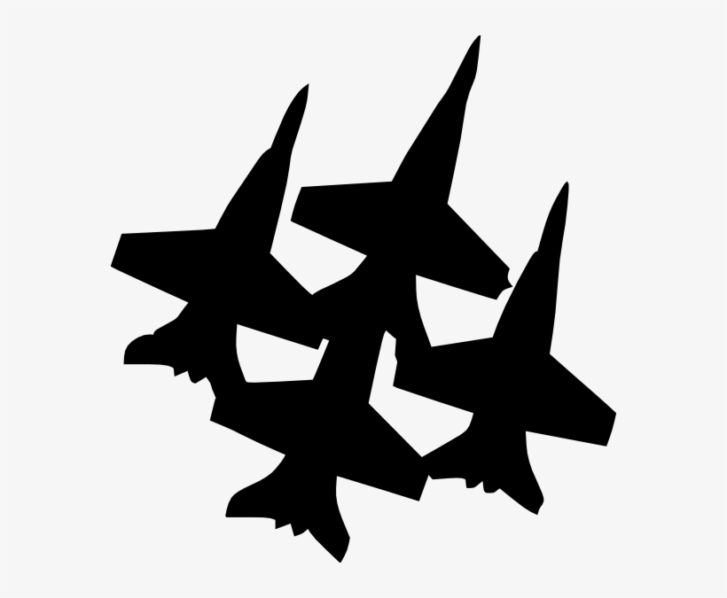 Blue Angels Formation 2 Clip Art At Clker - Blue Angels Clipart, transparent png download