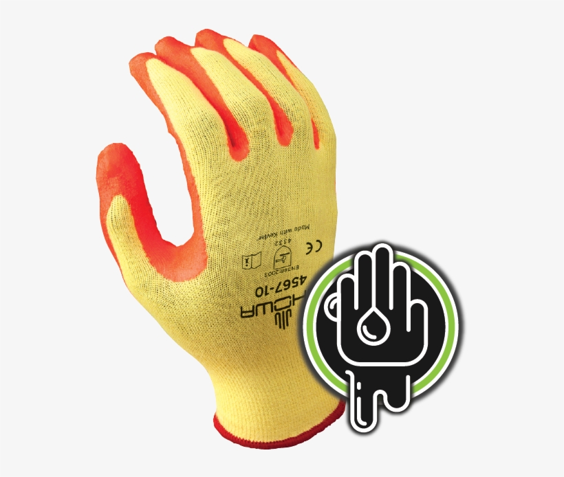 Showa 4565-10s Kevlar Nitrile Advanced Grip Cut Resistant, transparent png download