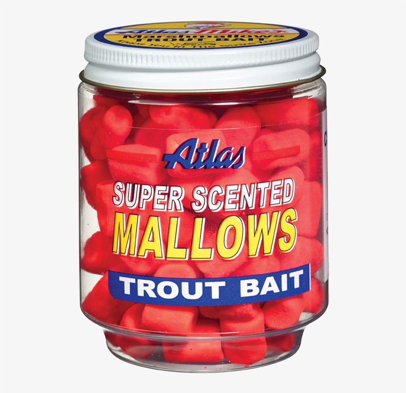 Atlas Mike's Bait Glitter Glo Mallows, Orange, transparent png download