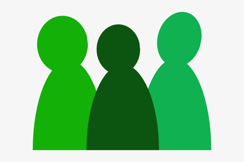 Crowd Of People Clipart - Three People Clipart, transparent png download