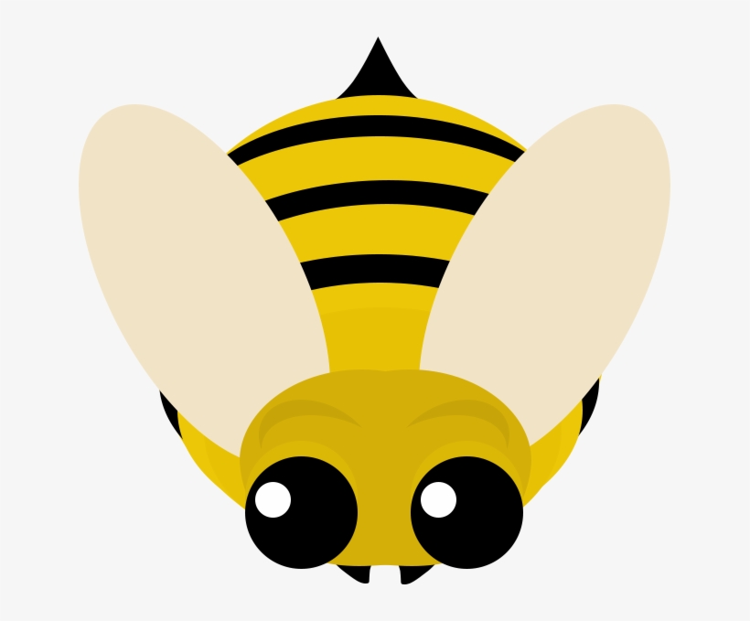 Honeybee - Mope Io Honey Bee, transparent png download