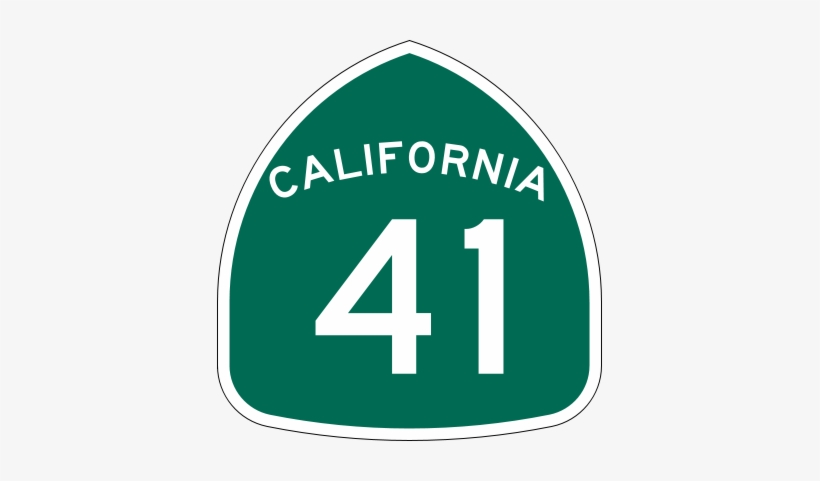 118), California State Route 41 S A State Highway In - California Highway 12 Sign, transparent png download